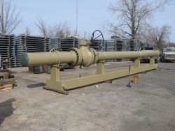 16" ANSI 600 Pig Launcher skid mounted by BKW Inc.