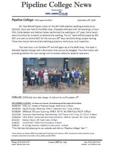 Pipeline College Class, 9-22-20, Tulsa, OK