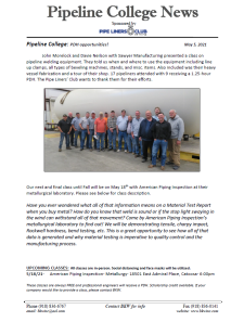 PLC Class at Sawyer Mfg, May 4, 2021